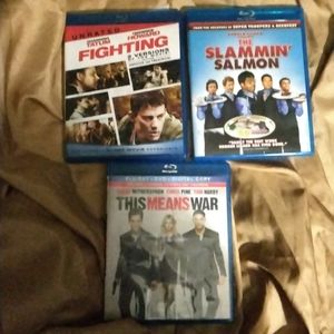 Three Blu-ray disc movies